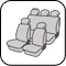 Autositzbezug Schonbezug, Komplett-Set, Peugeot, 106 ohne Seitenairbag, 205, 206/206+ ab 4/2009, 207