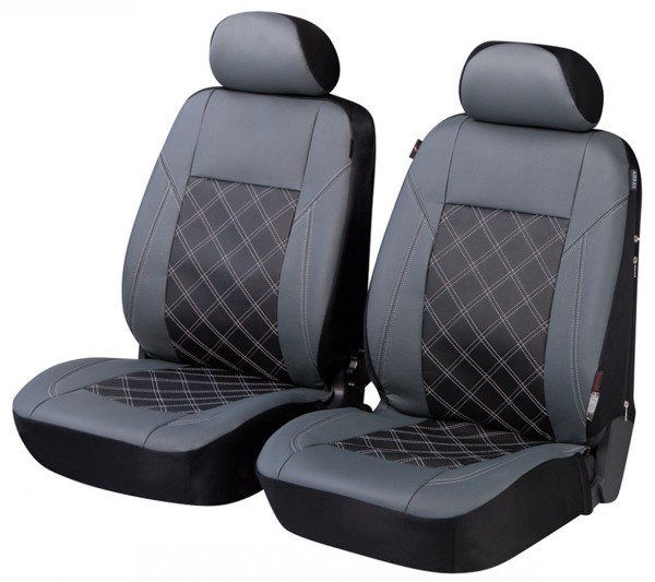 Pkw Sitzbezüge passend für VW Crafter in Anthrazit-Schwarz