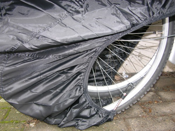 EUFAB Fahrrad Abdeckung, leicht zu montieren, 170 x 70 x 70 cm, Schwarz