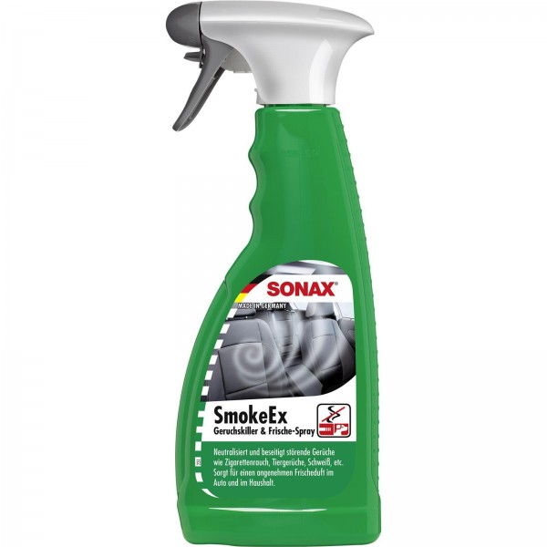 Sonax SmokeEx Geruchskiller &amp; Frische-Spray, neutralisiert unangenehme Gerüche, für Auto und Haushal