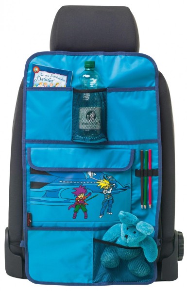 Rücksitztasche für Kids, praktisch, universell passend, 40 x 70 cm, blau