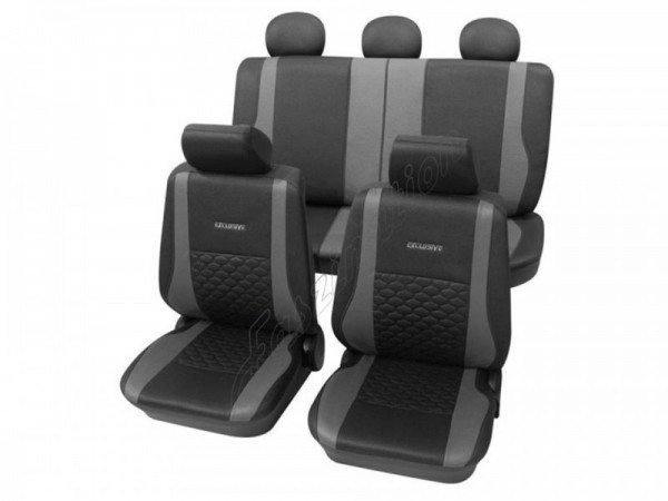 Autositzbezug Schonbezug Exclusiv Lederlook-Optik, Komplett-Set Subaru E10, Impreza, Justy bis 8/200