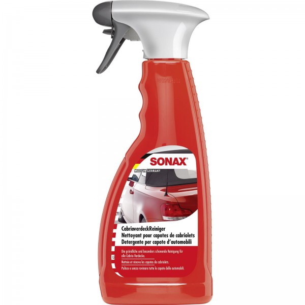 Sonax Cabrio Verdeck-Reiniger, für alle Verdecke, beseitigt schnell hartnäckige Verschmutzungen, 500