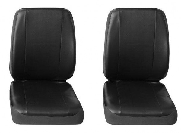 Transporter Autositzbezug, Schonbezug, 2 x Einzelsitz, Ford Fiesta Courier, Farbe: Schwarz