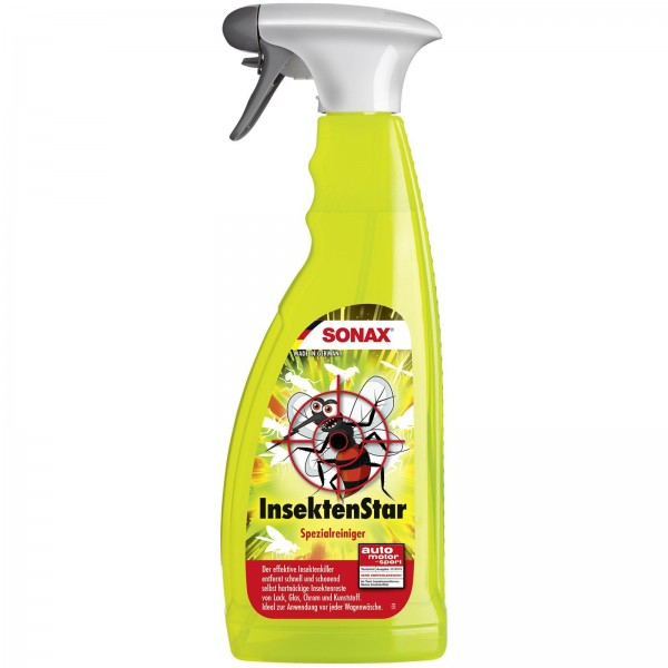 Sonax Insektenreiniger, Spezialreiniger für Insektenreste, reinigt schnell und schonend, für hartnäc