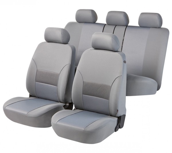 Autositzbezug Schonbezug, Komplett Set, Toyota Sitzbezüge komplett, Grau