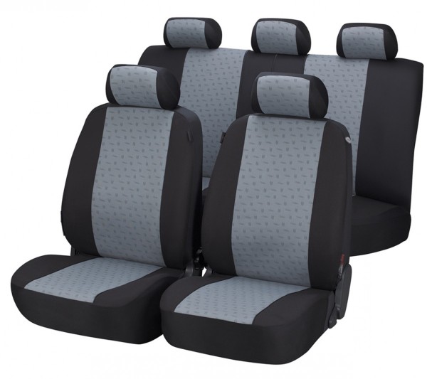 Autositzbezug Schonbezug, Komplett Set, Audi Sitzbezüge komplett, Grau
