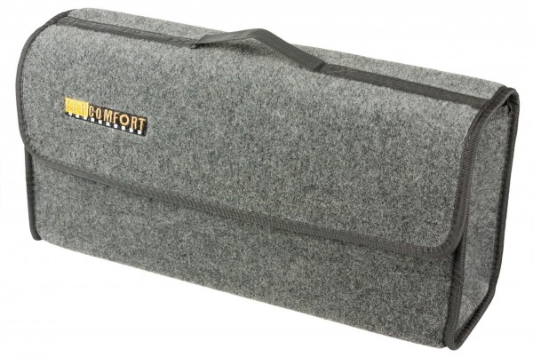 Kofferraumtasche, Größe L, praktisch, platzsparend, 213 x 160 x 500 mm, grau