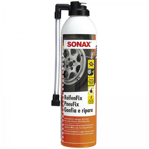 Sonax Reifenfix, zuverlässige Pannenhilfe für unterwegs, sicher, schnell und praktisch, repariert pl