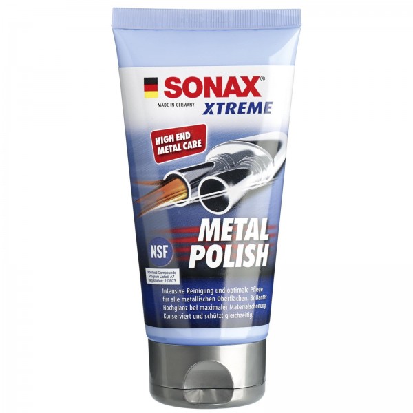 Sonax Metal Polish, beseitigt schnell und gründlich Rost, Verschmutzungen, stumpf gewordene Stellen